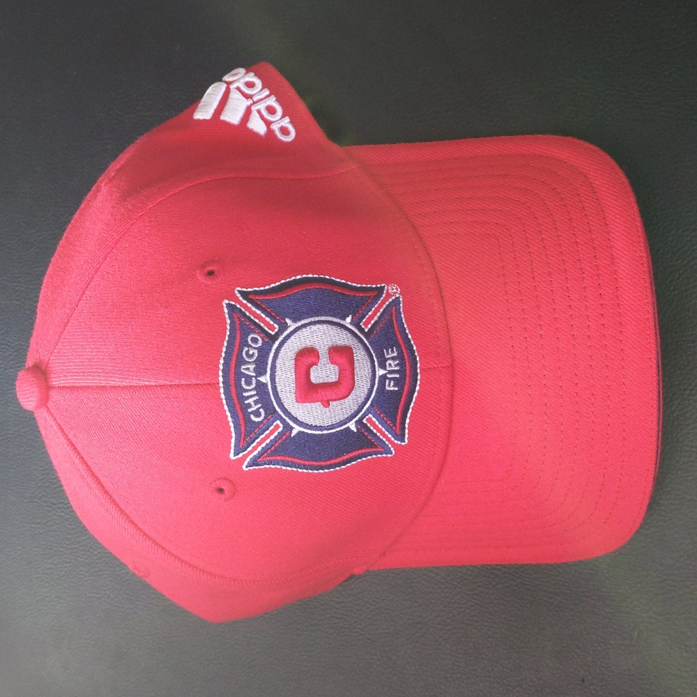 Chicago Fire soccer Adidas ball cap